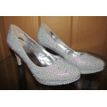 New Spring Collection High Heel Diamanten Frauen Schuhe (HCY02-1548)